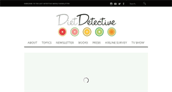 Desktop Screenshot of dietdetective.com